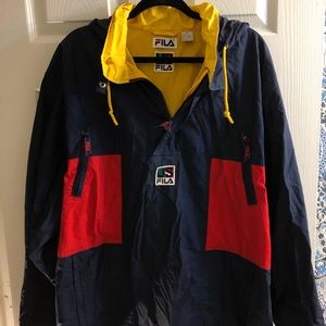 FILA pullover rain jacket!